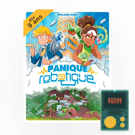 Panique robotique - livre audio interactif pour FLAM MULTICOLORE 1 - vertbaudet enfant 