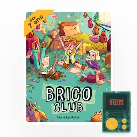 Le brico-club - livre audio interactif pour FLAM MULTICOLORE 1 - vertbaudet enfant 