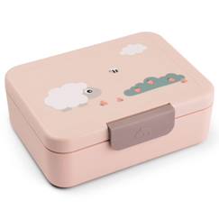 Puériculture-Boîte à goûter avec séparateur tiny farm rose