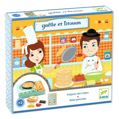 Atelier crêpes Vert d'eau, orange 2 - vertbaudet enfant 