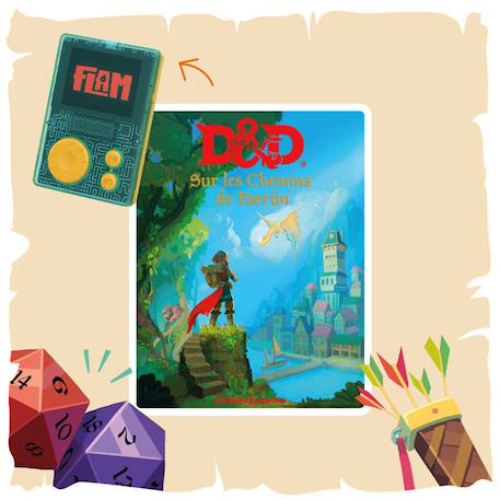 Donjons et dragons - livre audio interactif pour FLAM MULTICOLORE 2 - vertbaudet enfant 