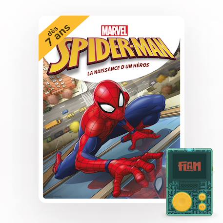 Spiderman de Marvel - livre audio interactif pour FLAM MULTICOLORE 1 - vertbaudet enfant 