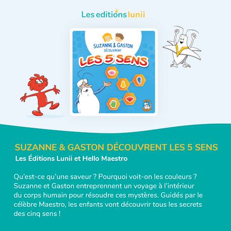 Suzanne & Gaston découvrent les 5 sens  - Livre audio interactif pour Ma Fabrique à Histoires MULTICOLORE 2 - vertbaudet enfant 