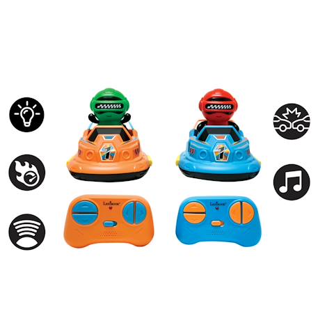 Set 2 voitures et 2 figurines amovibles Crosslander bumpers Multicolore 2 - vertbaudet enfant 