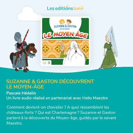 Suzanne & Gaston découvrent le moyen âge - Livre audio interactif pour Ma Fabrique à Histoires MULTICOLORE 2 - vertbaudet enfant 