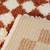 Tapis damier poils longs doux et volumineux checkers Beige sable+Bleu naturel+Gris minéral+Jaune naturel+Rose poudrée+Terracotta+Vert naturel 33 - vertbaudet enfant 