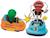 Set 2 voitures et 2 figurines amovibles Crosslander bumpers Multicolore 1 - vertbaudet enfant 