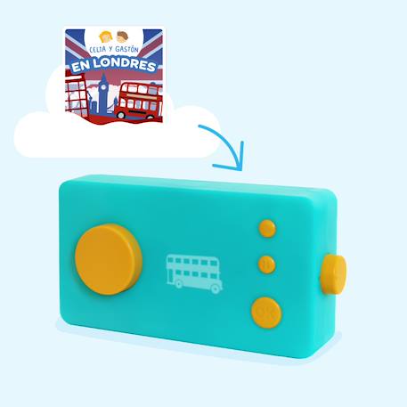 Suzanne & Gaston à Londres - Livre audio interactif pour Ma Fabrique à Histoires MULTICOLORE 3 - vertbaudet enfant 