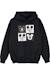 Sweat à capuche coton disney Noir 1 - vertbaudet enfant 