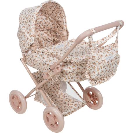 Landau pour poupée somerset Blanc, rose, marron 1 - vertbaudet enfant 