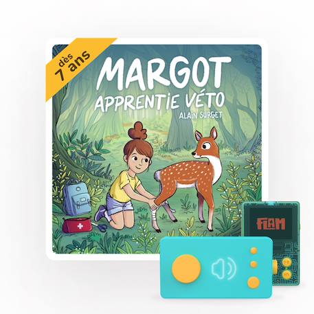 Margot, apprentie véto - Livre audio interactif pour Ma Fabrique à Histoires MULTICOLORE 1 - vertbaudet enfant 