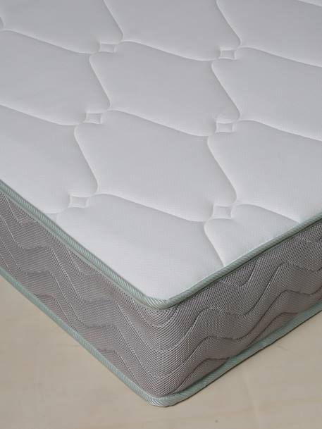 Matelas enfant ressorts mi-ferme traité Passerelle® blanc 2 - vertbaudet enfant 