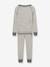 T-shirt & leggings MATBELA Enfants MINI A TURE rayé gris+rayé violet 2 - vertbaudet enfant 