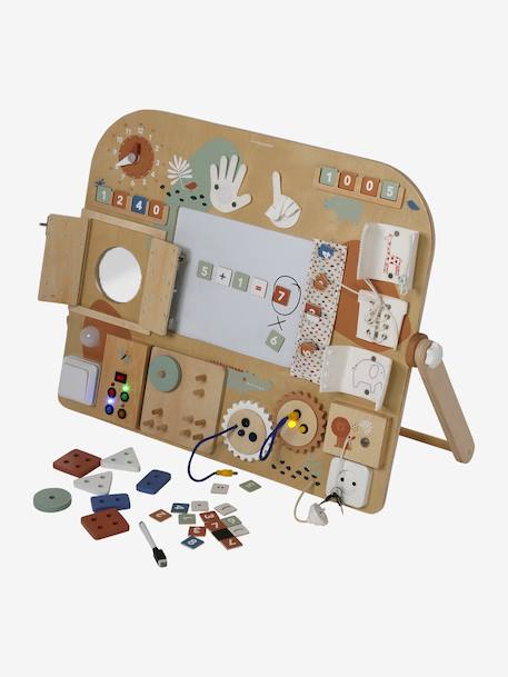 Planche d'apprentissage multi activités en bois FSC® bois 9 - vertbaudet enfant 