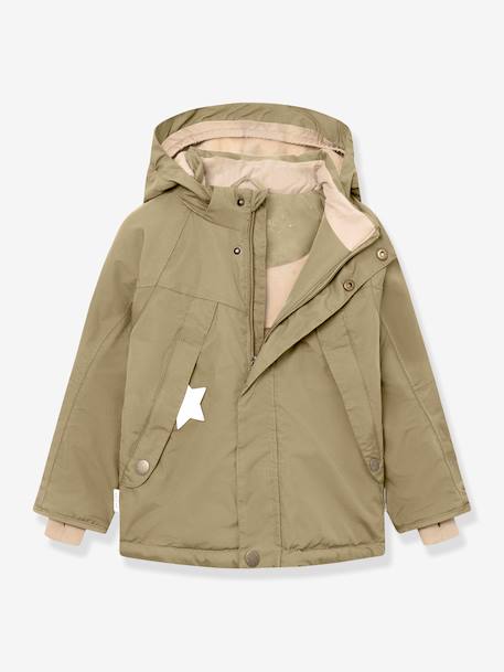 Veste d'hiver avec doublure polaire MATVALONSO Garçons MINI A TURE bleu foncé+vert sauge 5 - vertbaudet enfant 