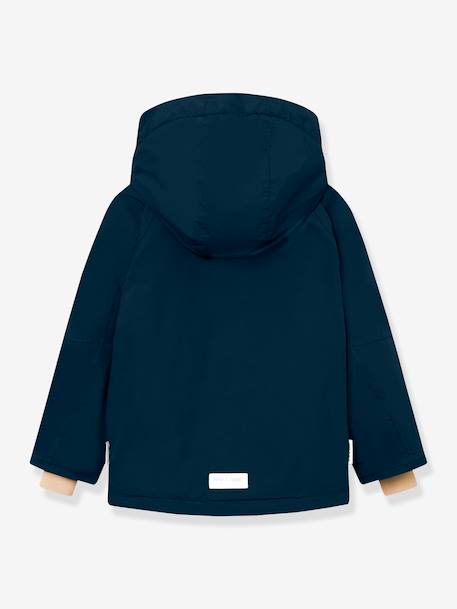 Veste d'hiver avec doublure polaire MATVALONSO Garçons MINI A TURE bleu foncé+vert sauge 3 - vertbaudet enfant 