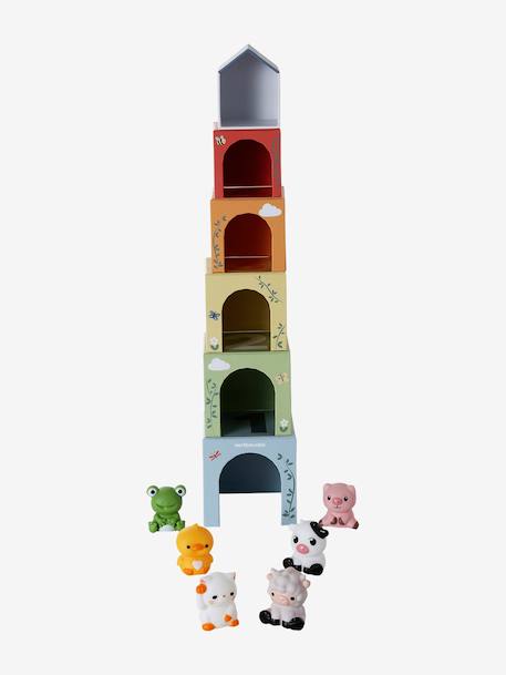 Tour de cubes avec marionnettes à doigts vert 6 - vertbaudet enfant 