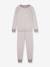 T-shirt & leggings MATBELA Enfants MINI A TURE rayé gris+rayé violet 3 - vertbaudet enfant 