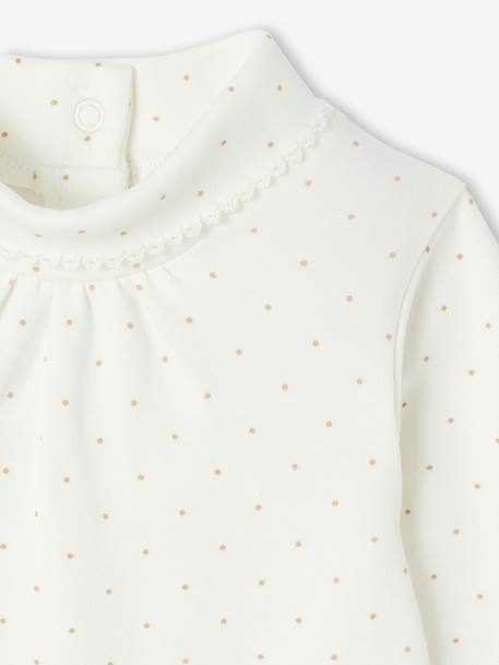 Lot de 2 bodies naissance col roulé manches longues rose pâle 5 - vertbaudet enfant 