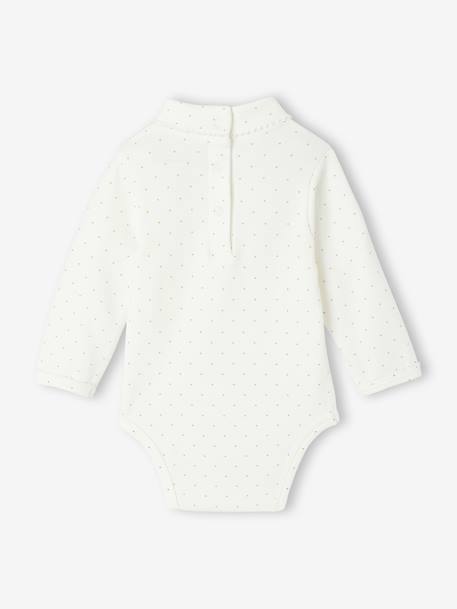 Lot de 2 bodies naissance col roulé manches longues rose pâle 4 - vertbaudet enfant 