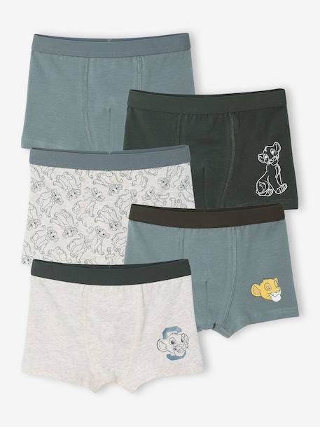 Lot de 5 boxers Disney Le Roi Lion Assortis 1 - vertbaudet enfant 
