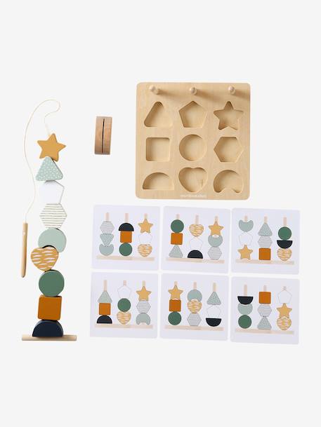 Puzzle perles 2 en 1 TANZANIE en bois FSC® bois 6 - vertbaudet enfant 