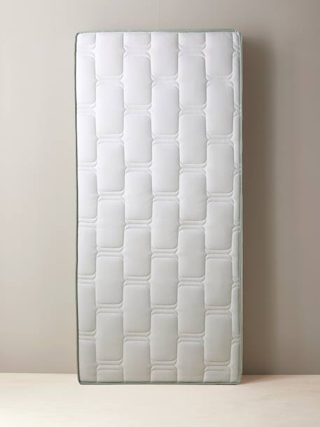 Matelas enfant mi-ferme anti-acariens traité Bi-ome NTL® blanc 1 - vertbaudet enfant 