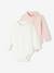 Lot de 2 bodies naissance col roulé manches longues rose pâle 1 - vertbaudet enfant 