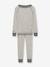 T-shirt & leggings MATBELA Enfants MINI A TURE rayé gris+rayé violet 1 - vertbaudet enfant 