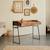 Bureau enfant en bois de manguier massif et métal 114 hedda Marron 1 - vertbaudet enfant 