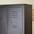 Armoire industriel enfant en métal 180 cm Noir 3 - vertbaudet enfant 