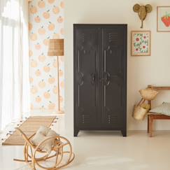 Chambre et rangement-Rangement-Armoire industriel enfant en métal 180 cm