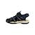 Sandales en cuir à scratch Denim   noir+Denim gris+Marine orange+Marron clair   rust 8 - vertbaudet enfant 