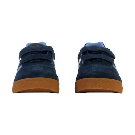 Baskets basses  à scratch  velours Bleu orange+Kaki sun noir+Marine bleu  blanc+Marine sage soleil+Rhino bleu orange+Vert blanc+Vert noir soleil 16 - vertbaudet enfant 