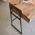 Bureau enfant en bois de manguier massif et métal 114 hedda Marron 5 - vertbaudet enfant 