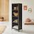 Armoire grillagée enfant en métal noir 175 alma Noir 1 - vertbaudet enfant 