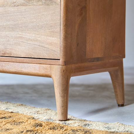 Commode enfant en bois de manguier massif gabrielle Marron 4 - vertbaudet enfant 