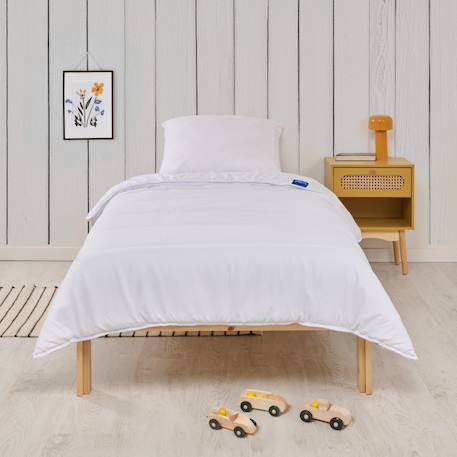 Pack économique couette tempérée + oreiller Blanc 1 - vertbaudet enfant 