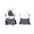 Humidificateur d'air silencieux et veilleuse Blanc 6 - vertbaudet enfant 