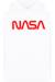 Sweat à capuche coton nasa Blanc+Noir 2 - vertbaudet enfant 