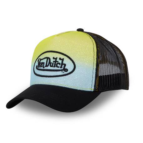 Casquette trucker  avec filet mesh Vert/bleu/noir 1 - vertbaudet enfant 