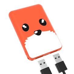 Jouet-Multimédia-Batterie externe power animal renard
