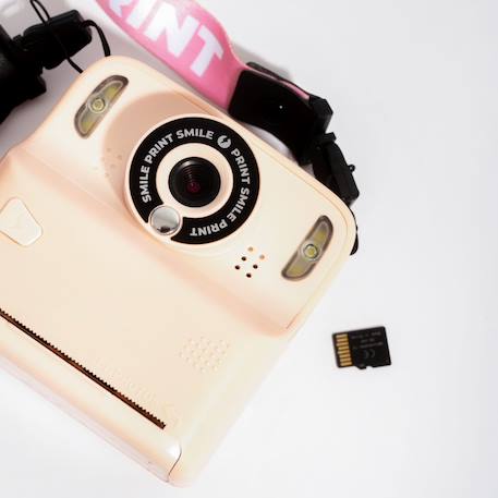 Appareil photo avec impression pixiprint Rose saumon+Turquoise 3 - vertbaudet enfant 