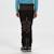 Pantalon polyester tech mountain Gris phoque / orange clair+Noir / cendre 8 - vertbaudet enfant 