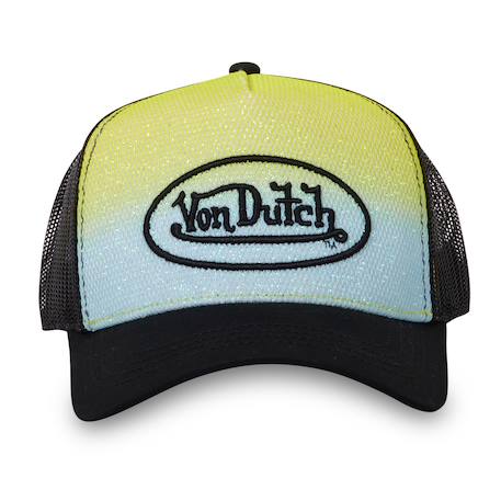 Casquette trucker  avec filet mesh Vert/bleu/noir 3 - vertbaudet enfant 
