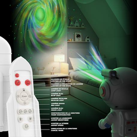 Projecteur Ciel Étoilé Stellar Light - Lampe Galaxie & Veilleuse relaxante - MOB Blanc 4 - vertbaudet enfant 