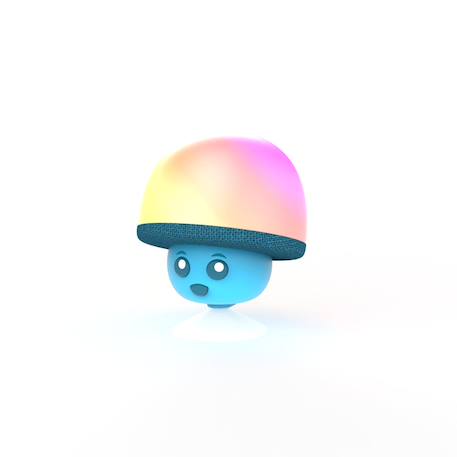 Mini enceinte champignon avec lumières led & ventouse BLeu+Rose+Vert 1 - vertbaudet enfant 
