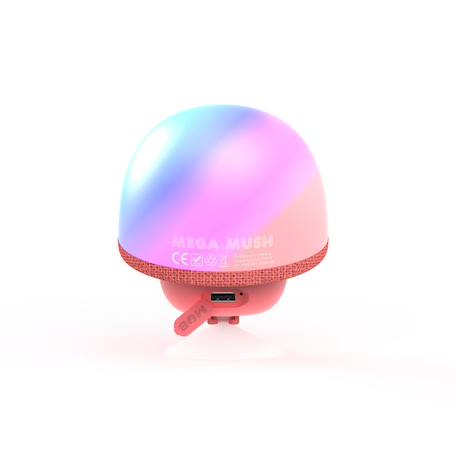 Mini enceinte champignon avec lumières led & ventouse BLeu+Rose+Vert 7 - vertbaudet enfant 