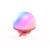 Mini enceinte champignon avec lumières led & ventouse BLeu+Rose+Vert 7 - vertbaudet enfant 