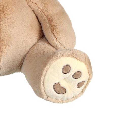 Peluche - peluche ours patachon taupe - 80 cm Marron 3 - vertbaudet enfant 